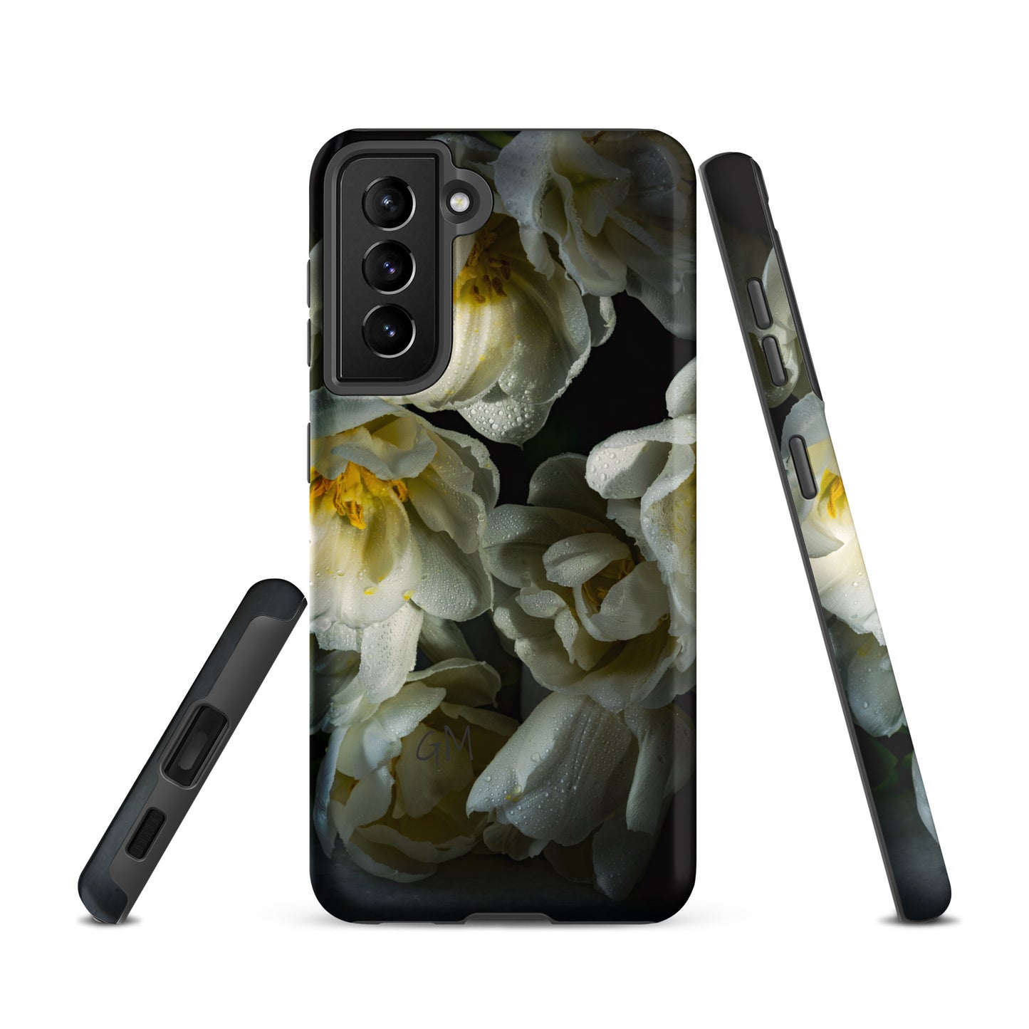 White tulips - Tough case for Samsung®