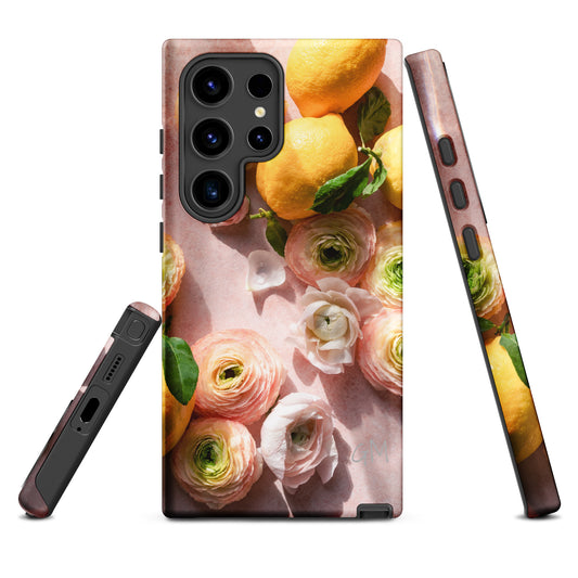 Lemons and ranunculus - Tough case for Samsung®